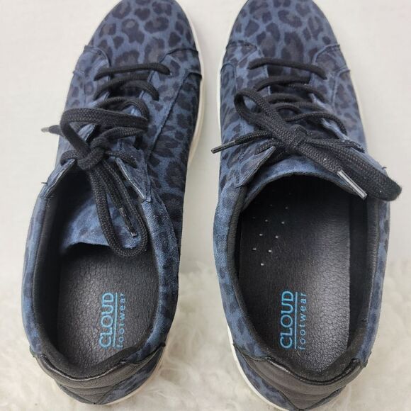 Cloud Footwear Womens Size 9. 5 Style Victory Blue Leopard Print - Picture 9 of 10